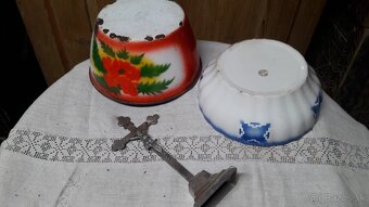 Misa, smaltovaná nádoba, kríž - 2