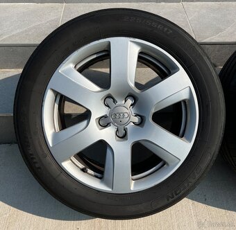 Elektrony Audi r17 letne pneu 225/55 - 2