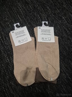 Chanel hnedé ponožky - 2