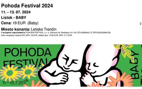 POHODA festival 2024 - rodinný baliček vstupenek - 2