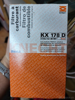 predam novy palivovy filter KNECHT KX178D - 2