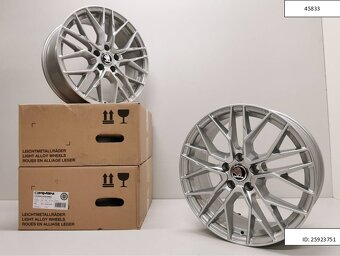 8J R18 5x112 ET39 Škoda Superb, Karoq alu disky 1224 - 2