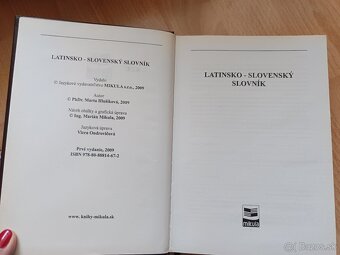 Latinsko-slovenský slovník - 2