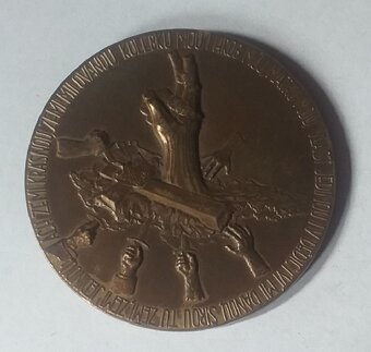 Medaila 1938 20. výročie vzniku Čs.republiky rezervované - 2