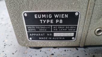 EUMIG P8 r.v.1954 1.model - 2
