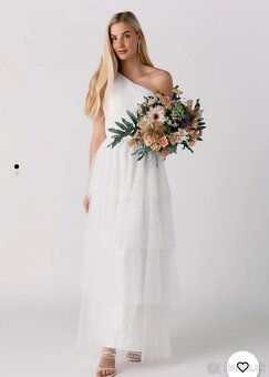 predám športovo elegantné svadobné šaty - 2