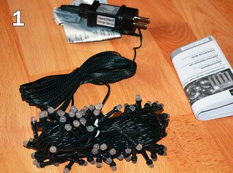 Svetelna retaz 120 LED 9m farebna - 2