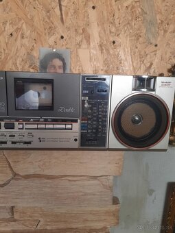 Sharp QT 89 double radio magnetofon - 2