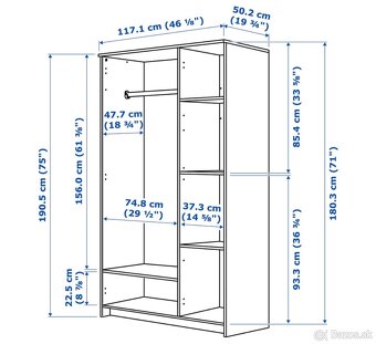 Skriňa Ikea/Brimnes - 2