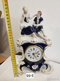 Porcelánové hodiny "ROYAL DUX" - 2