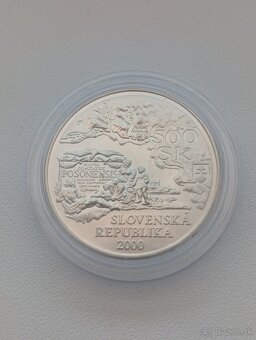 Strieborné 500 Sk mince - 2
