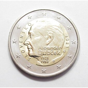 25 x Slovensko 2 € 2021 - Alexander Dubček - 2