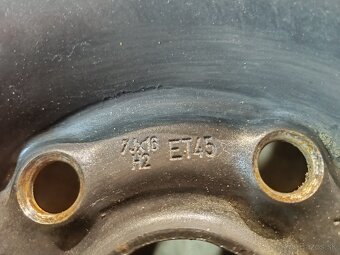 5x112 R16 plechove disky +zimne pneu 205/55 R16 - 2