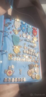 Zdravotnicke odznaky medaile.CSCK.SCK.JANSKY.KRV - 2