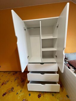Biela skrina, v180 x s80 x h50 - 2