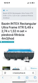 Nadzemný bazén INTEX 5,49x2,74x1,32 set - 2