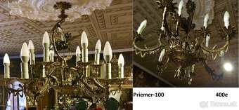 Vitrína,komoda,stôl,luster,rytier, - 2