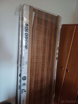 Interiérové dvere bezfalcové Solodoor plné 80 P orech - 2