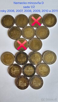 Obehové pamätné 2€ mince EÚ - 2