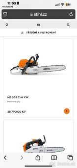 Predám legendárnu profesionálnu motorovú pílu STIHL MS 361 – - 2