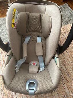 Vajíčko Cybex Cloud T i-Size PLUS, cozy beige + Base T - 2