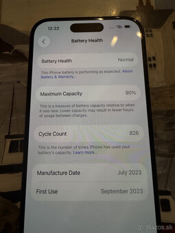 Apple iPhone 15 Pro 128GB Blue Titanium - 2