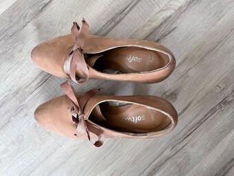 Prechodne damske topanky na opatku - 2