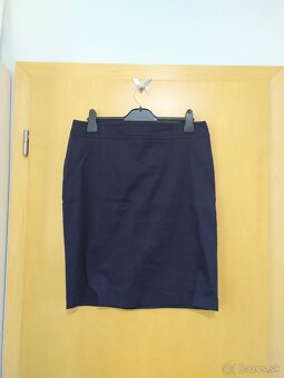 Elegantná tmavomodrá sukňa Camaieu - 2