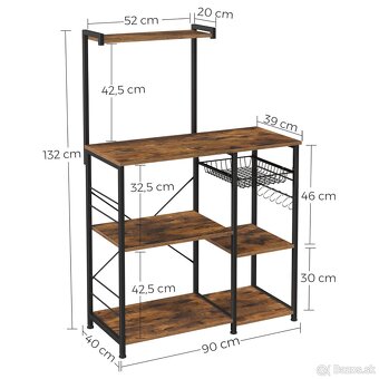 Kuchynský regál - 2