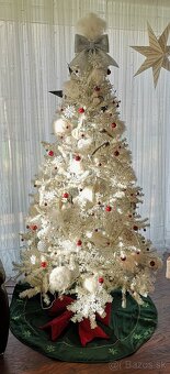 Vianocny stromcek umely biely 180cm - 2