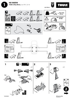 Thule Kit 145014 - Ford C-Max (Mk II) - 2