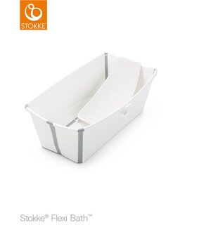 Stokke Flexi Bath Bundle White vanička s integrovaným lehátk - 2