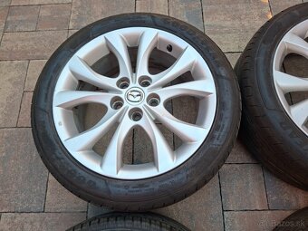 Predám hlinikové disky org.Mazda 3--R17 - 2