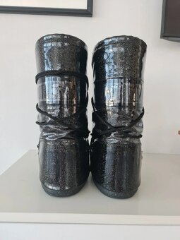 Moon boot gliter icon black- snehule - 2