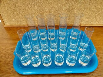 Poháriky na destiláty a šampusové poháre - 2