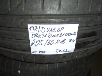 Dunlop SP Sport BluResponse 205/60 R16 92H č.24L - 2