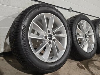 Zimná Sada Borbet 5x112+Bridgestone 215/55 R17 - 2