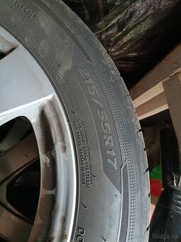 Predám 4ks 17-ky elektróny + letné pneumatiky - 2