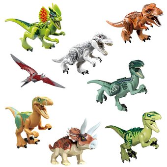 DINOSAURY 8 ks-10 ks sada - 2