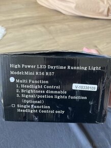 LED hmlovkove svetla na mini cooper R56 - 2