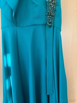 Nadherne zelene saty M - 2