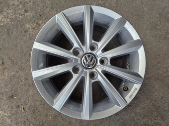 5x100 r15 ET43 x 6J elektróny originál VOLKSWAGEN - 2