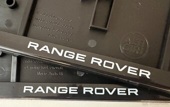 Range Rover podložky pod SPZ - 2