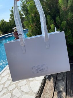 Karl Lagerfeld Kabelka babyblue - 2