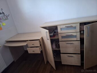 Komoda+písací stolík - 2