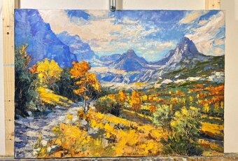 Tatry - olejomaľba na plátne - obraz - 2