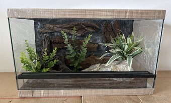 Zariadené terárium 50x30x30, 60x30x30 a 70x30x30 - 2
