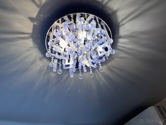 2 kusy sklenená led lampa - 2