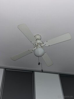 Stropný ventilátor so svietidlom - 2