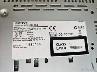 Autorádio Sony MEX-BT2900 - 2